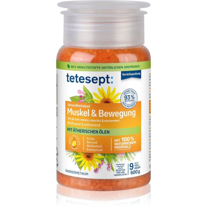 Tetesept Sea Bath Salt Muscles And Movement koupelová sůl 600 g - parfo.cz