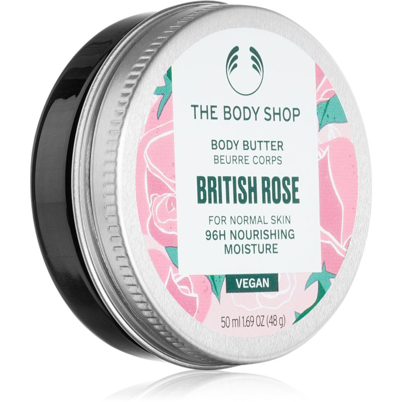 The Body Shop British Rose Body Butter tělové máslo s vyživujícím účinkem 50 ml - parfo.cz