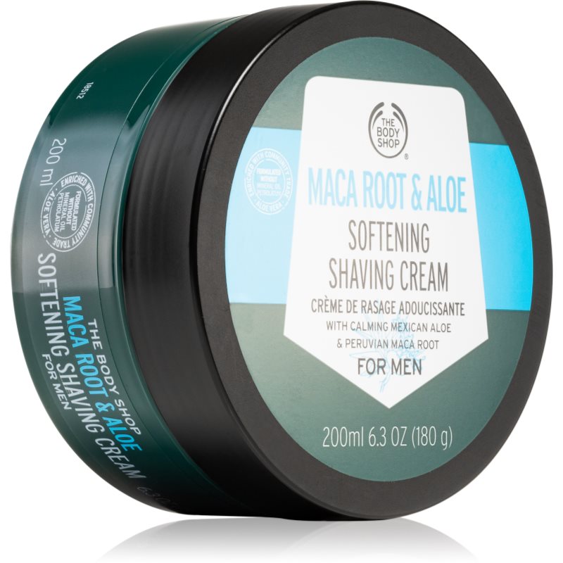 The Body Shop Maca Root & Aloe Shaving Cream krém na holení pro muže 200 ml - parfo.cz