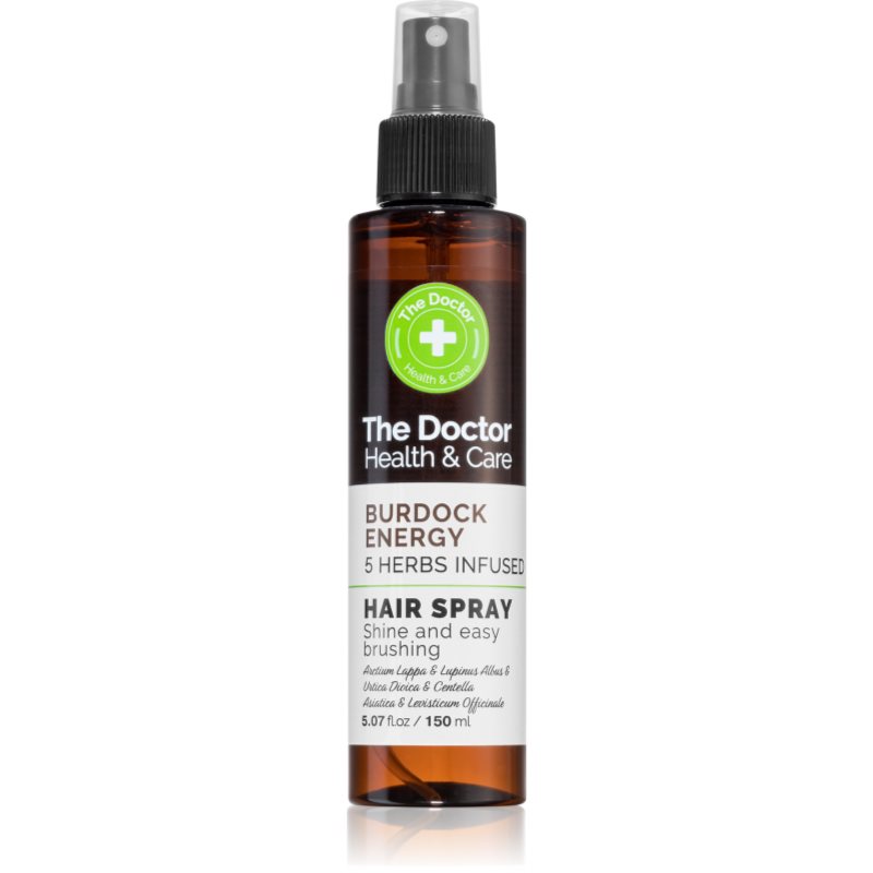 The Doctor Burdock Energy 5 Herbs Infused bezoplachový sprej na vlasy 150 ml - parfo.cz