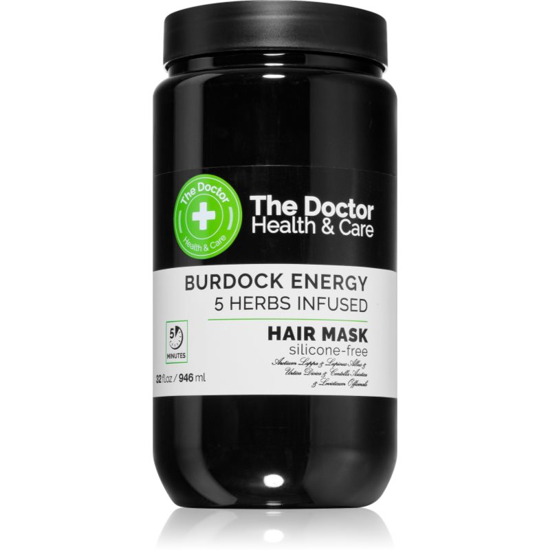 The Doctor Burdock Energy 5 Herbs Infused posilující maska na vlasy 946 ml - parfo.cz