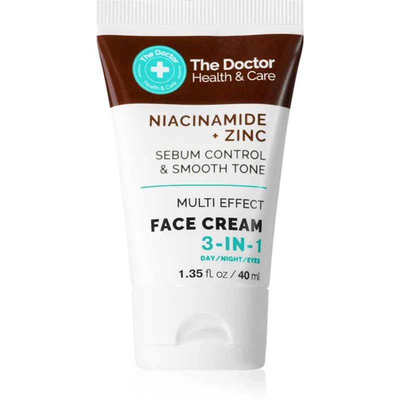 The Doctor Niacinamide + Zinc Sebum Control & Smooth Tone pleťový krém na redukci mastnoty pleti 40 ml - parfo.cz