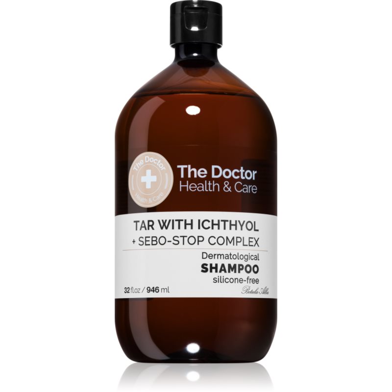 The Doctor Tar with Ichthyol + Sebo-Stop Complex šampon na seboroickou dermatitidu a závažné stavy lupů 946 ml - parfo.cz