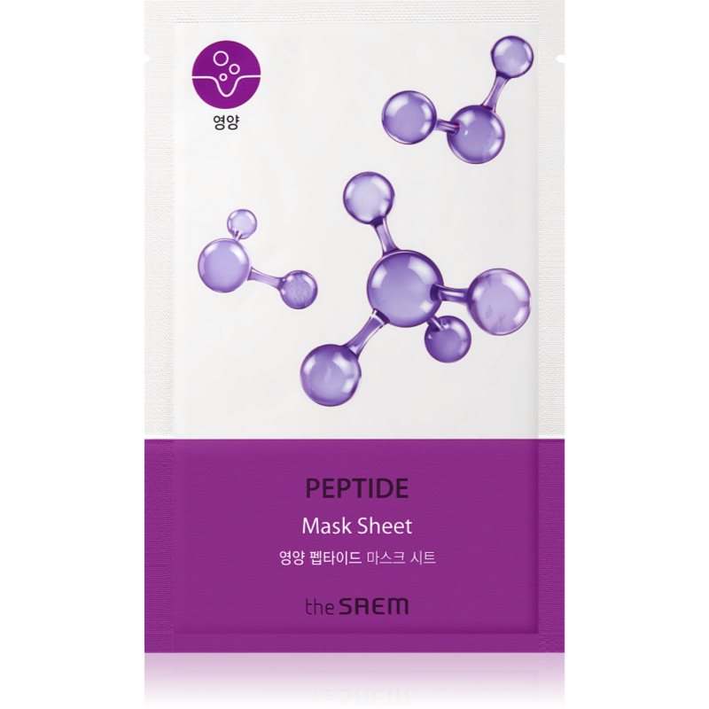 The Saem Bio Solution Peptide plátýnková maska pro intenzivní vypnutí a rozjasnění pleti 20 g - parfo.cz