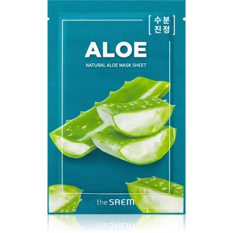 The Saem Natural Mask Sheet Aloe plátýnková maska s hydratačním a zklidňujícím účinkem 21 ml - parfo.cz