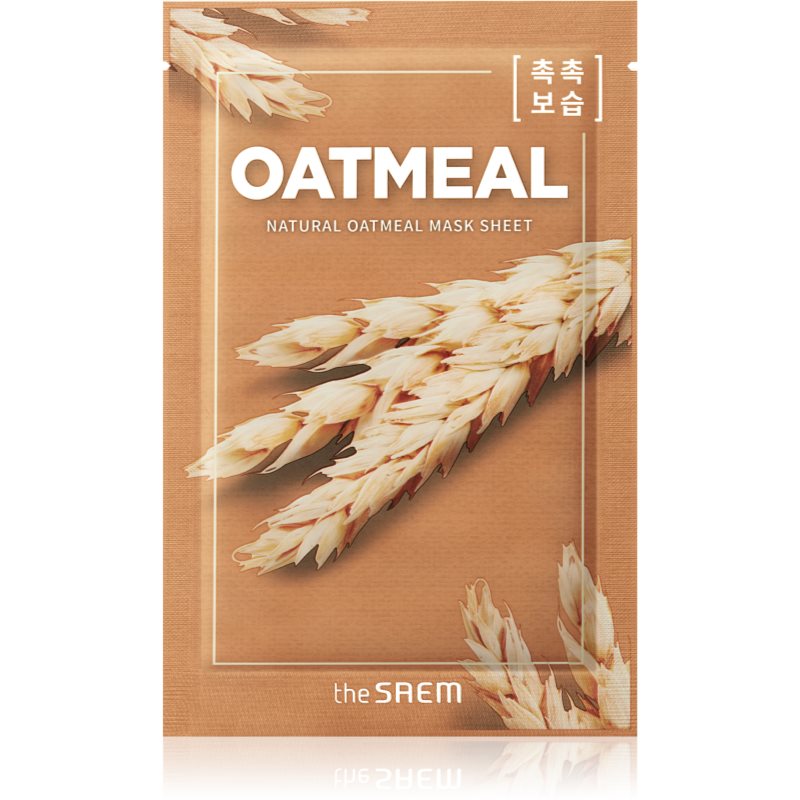 The Saem Natural Mask Sheet Oatmeal plátýnková maska s hydratačním a revitalizačním účinkem 21 ml - parfo.cz