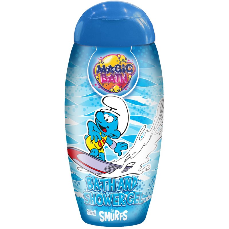 The Smurfs Magic Bath Bath & Shower Gel sprchový a koupelový gel pro děti 200 ml - parfo.cz