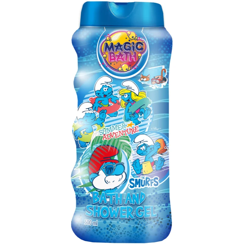 The Smurfs Magic Bath Bath & Shower Gel sprchový a koupelový gel pro děti 500 ml - parfo.cz