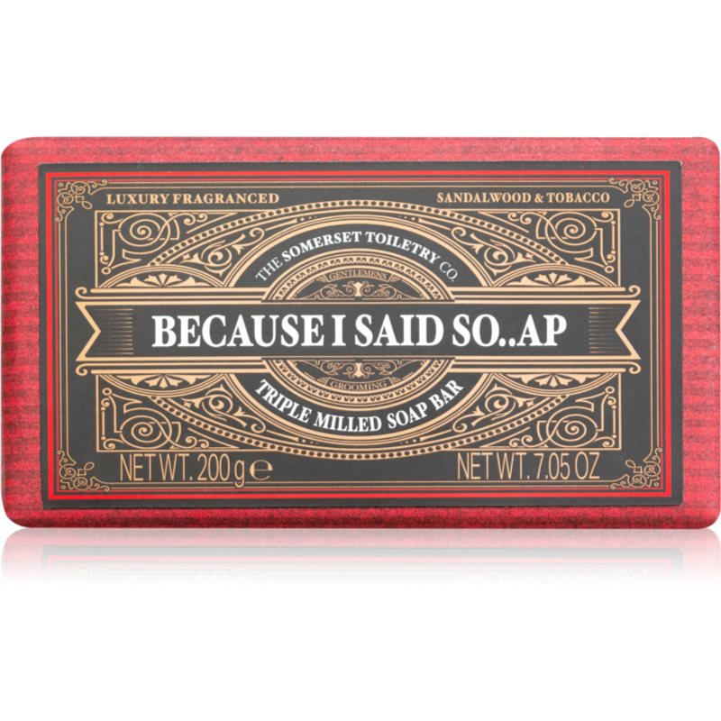 The Somerset Toiletry Co. Distinguished Gentlemen Soap Bar tuhé mýdlo pro muže Santalwood & Tobacco 200 g - parfo.cz
