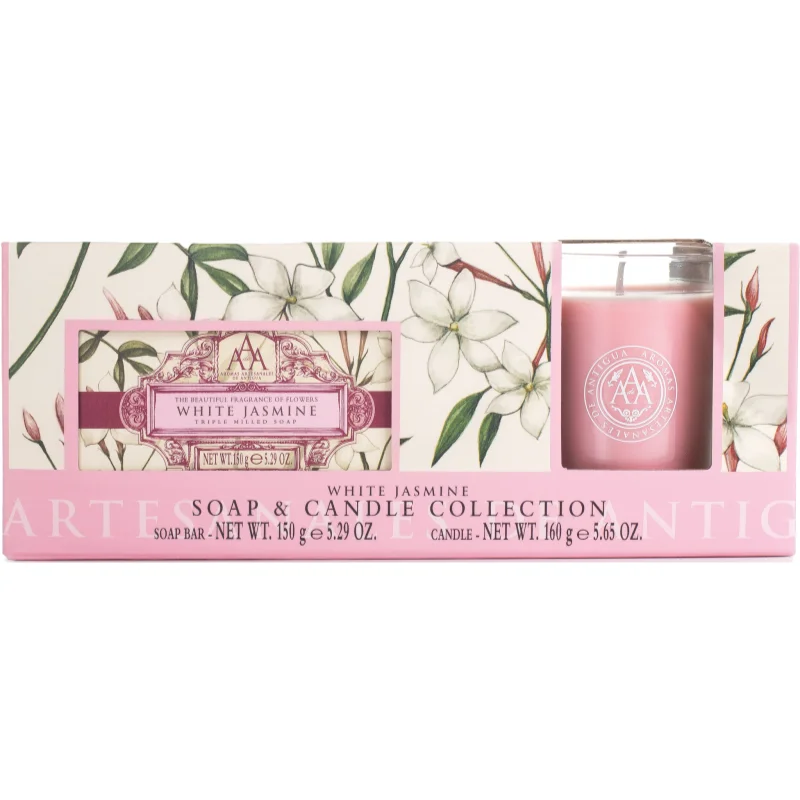 The Somerset Toiletry Co. Soap & Candle Collection dárková sada White Jasmine - parfo.cz