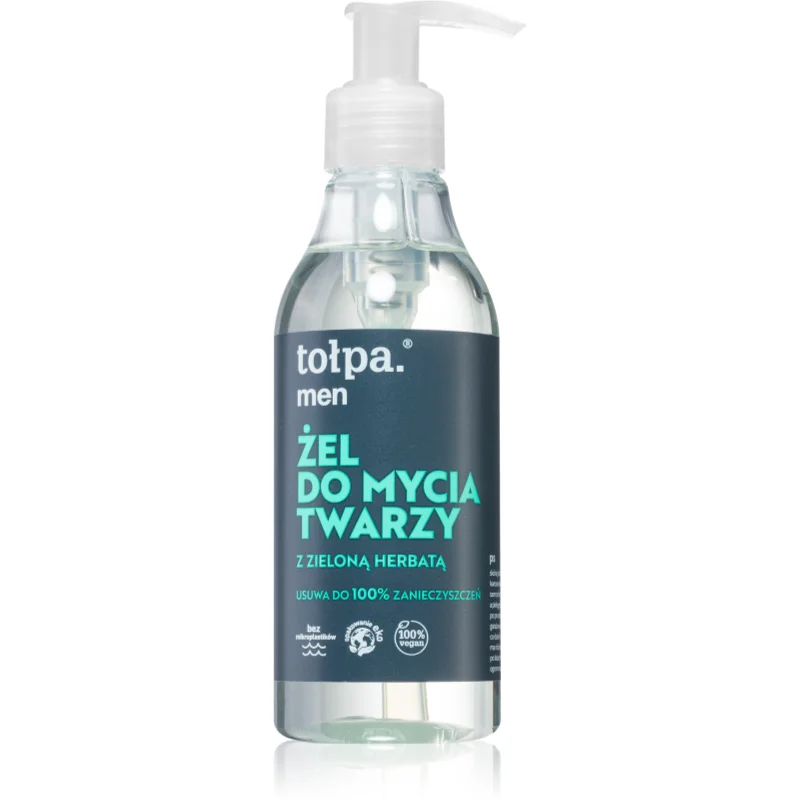 Tołpa Men čisticí pleťový gel se zeleným čajem pro muže 195 ml - parfo.cz