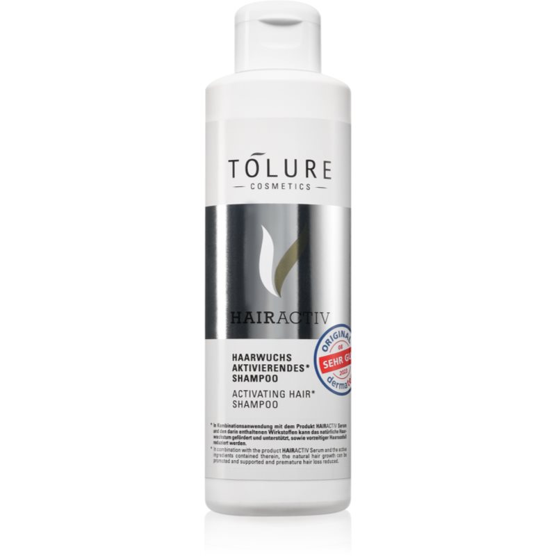 Tolure Cosmetics HairActiv Activating Shampoo aktivační šampon pro růst vlasů a posílení od kořínků 200 ml - parfo.cz