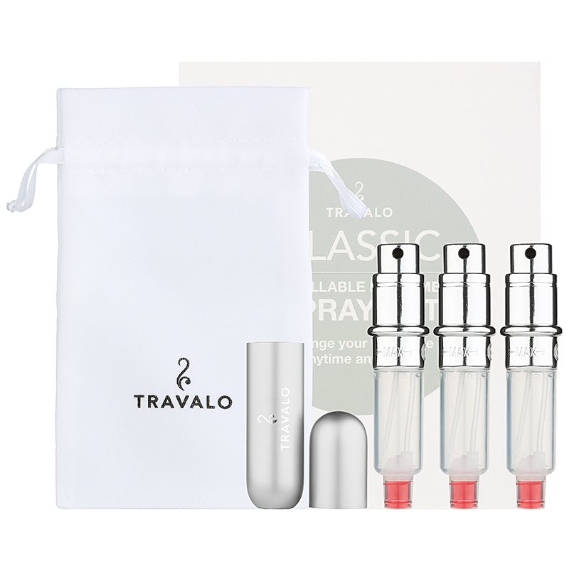 Travalo Classic HD dárková sada unisex Silver - parfo.cz