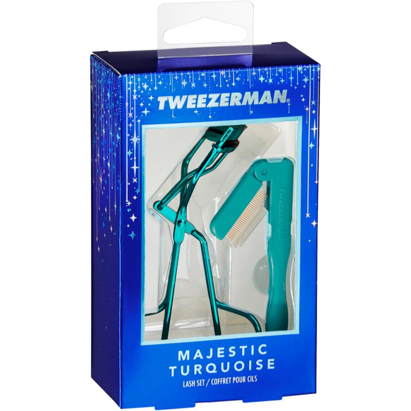 Tweezerman Majestic Turquoise dárková sada na řasy - parfo.cz
