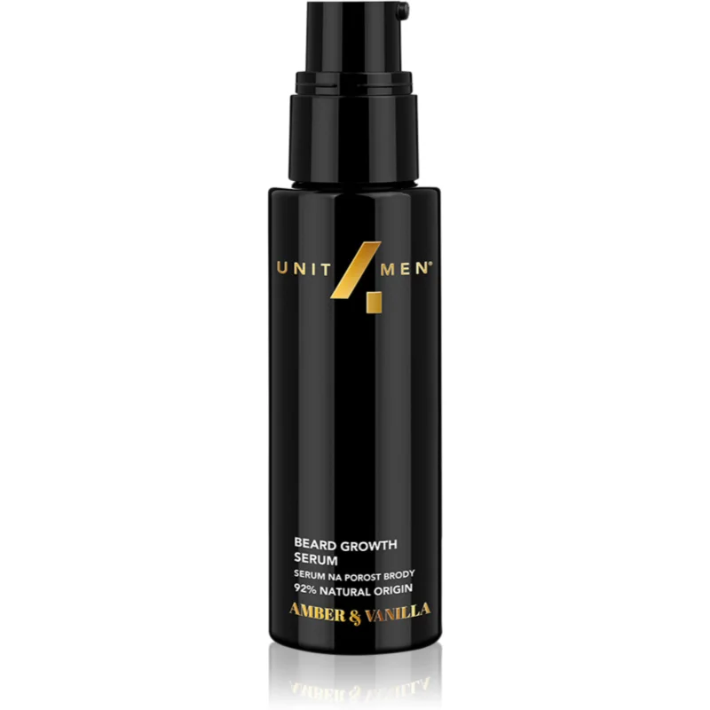 Unit4Men Beard Growth Serum Amber&Vanilla sérum 30 ml - parfo.cz