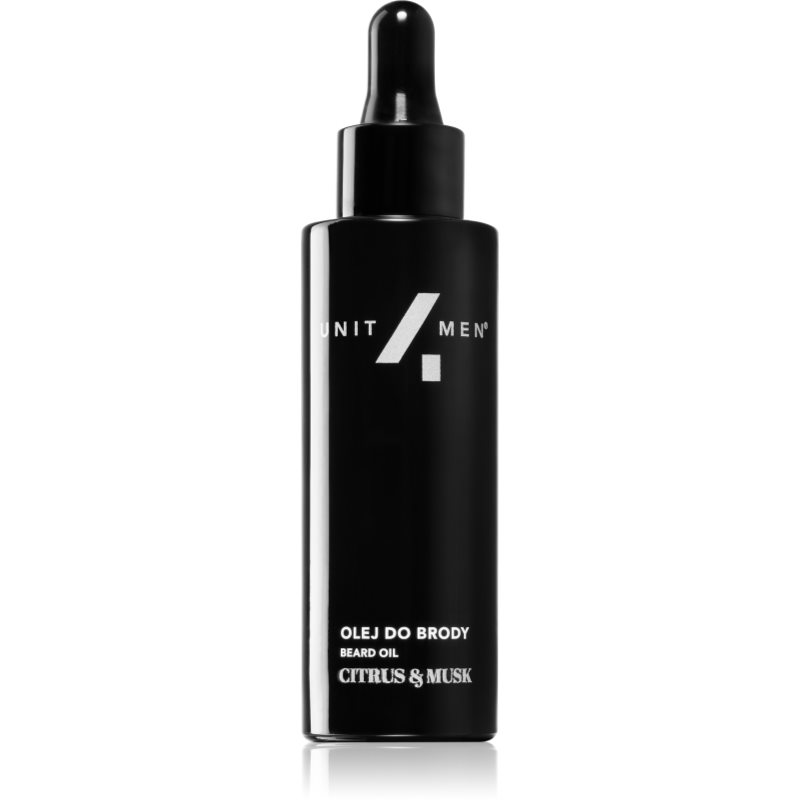 Unit4Men Beard Oil Citrus & Musk olej na vousy s parfemací 30 ml - parfo.cz