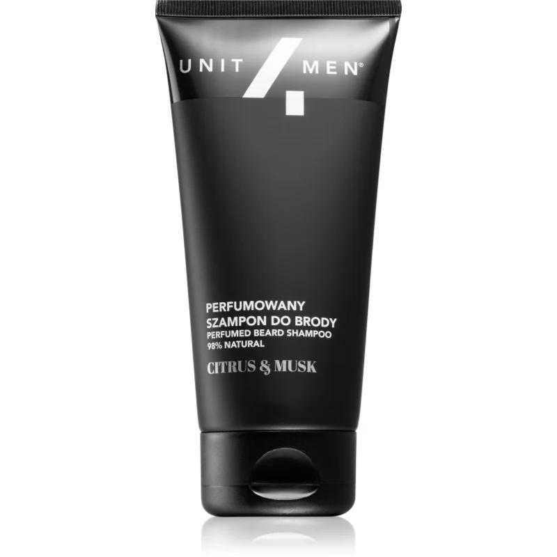 Unit4Men Perfumed beard shampoo šampon na vousy s parfemací 100 ml - parfo.cz