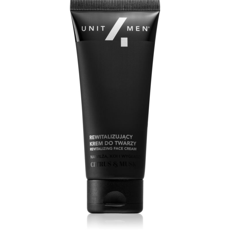 Unit4Men Revitalizing face cream revitalizační krém na obličej Citrus and Musk 50 ml - parfo.cz