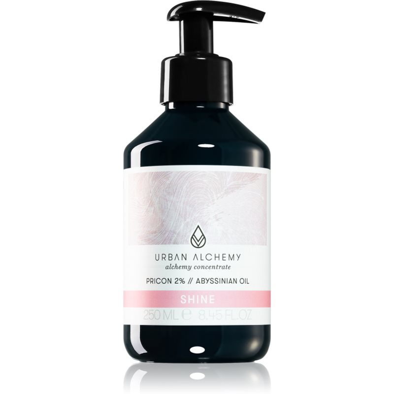 Urban Alchemy Alchemy Concentrate Shine zkrášlující elixír pro lesk a hebkost vlasů 250x1 ml - parfo.cz