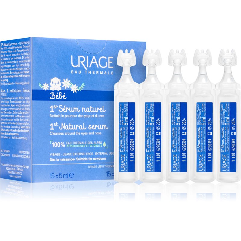 Uriage Bébé 1st Natural Serum sérum pro zklidnění očí a nosních sliznic 15x5 ml - parfo.cz