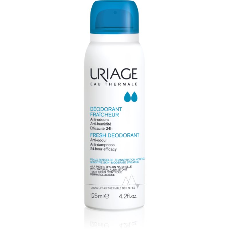 Uriage Hygiène Fresh Deodorant deodorant ve spreji s 24hodinovou ochranou 125 ml - parfo.cz