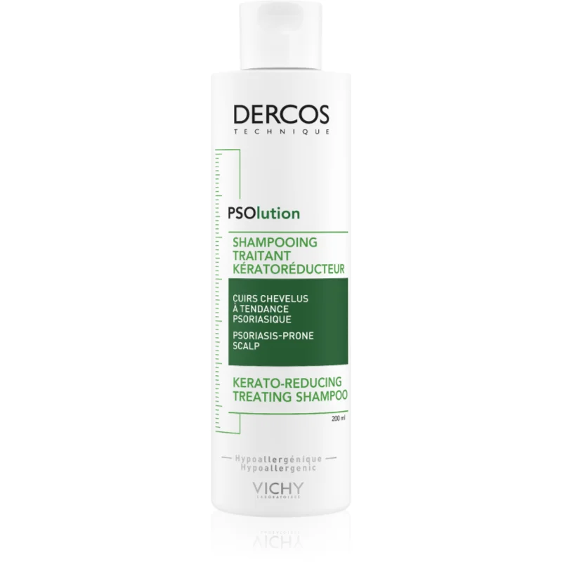 Vichy Dercos PSOlution hypoalergenní šampon pro vlasou pokožku s lupénkou 200 ml - parfo.cz