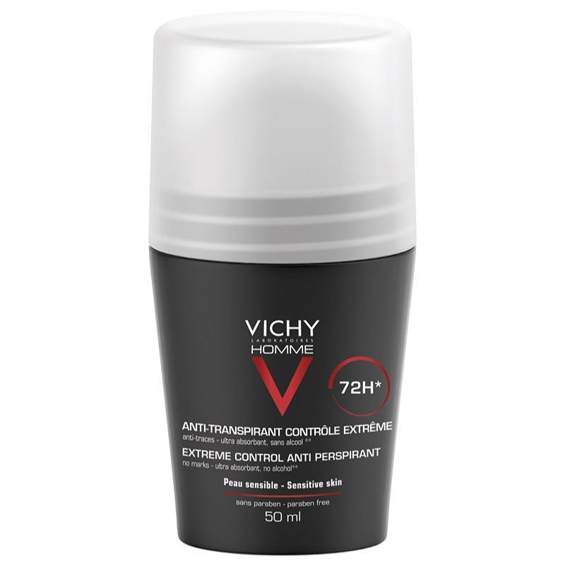 Vichy Homme Deodorant antiperspirant roll-on proti nadměrnému pocení 72h 50 ml - parfo.cz