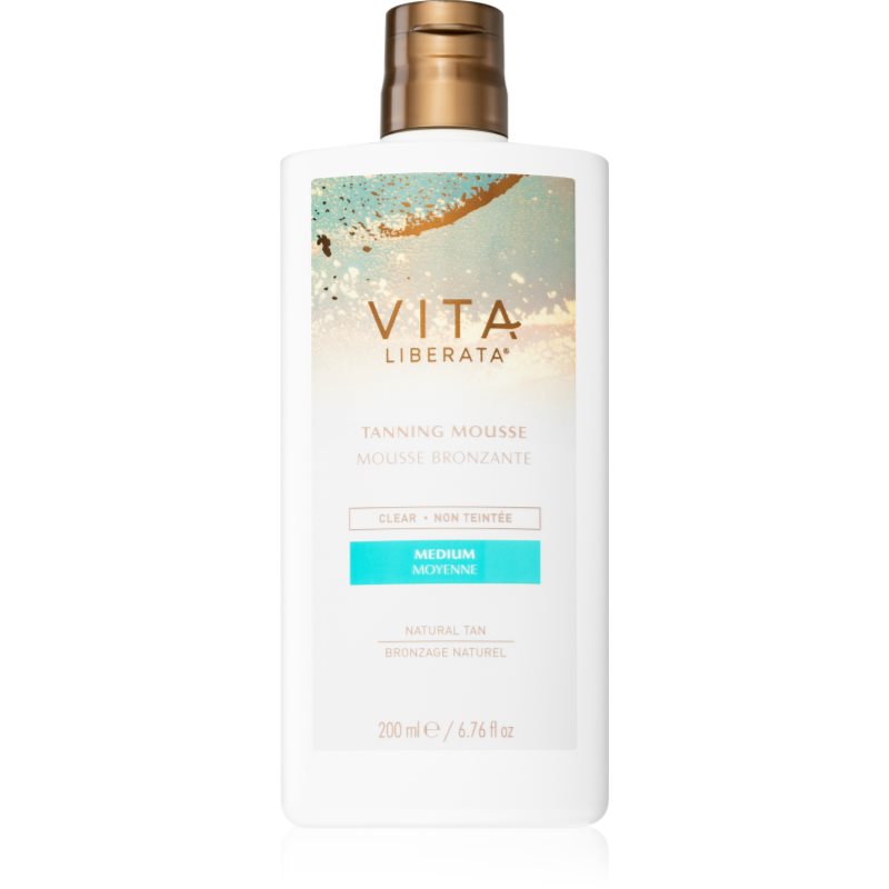 Vita Liberata Tanning Mousse Clear samoopalovací pěna na tělo odstín Medium 200 ml - parfo.cz