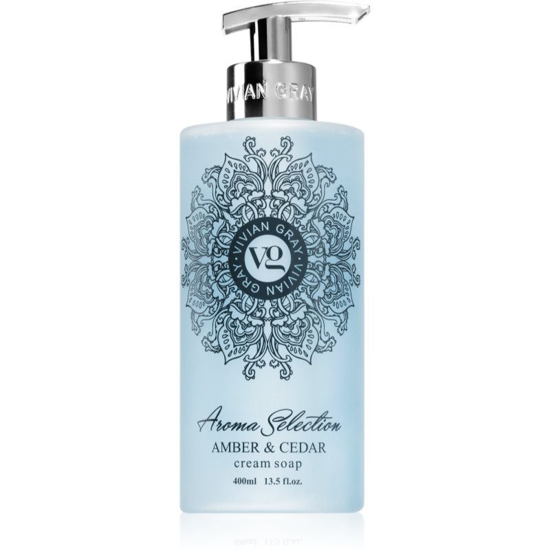 Vivian Gray Aroma Selection Amber & Cedar krémové tekuté mýdlo 400 ml - parfo.cz