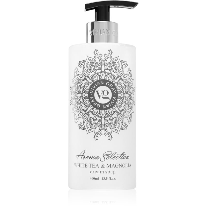 Vivian Gray Aroma Selection White Tea & Magnolia krémové tekuté mýdlo 400 ml - parfo.cz