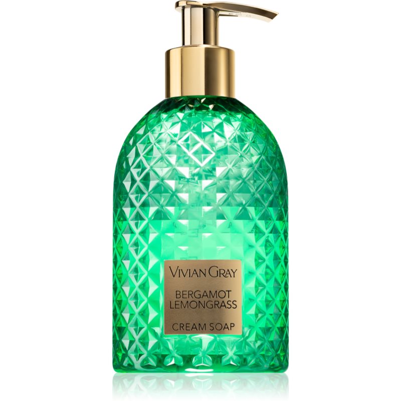 Vivian Gray Gemstone Bergamot & Lemongras krémové mýdlo 300 ml - parfo.cz
