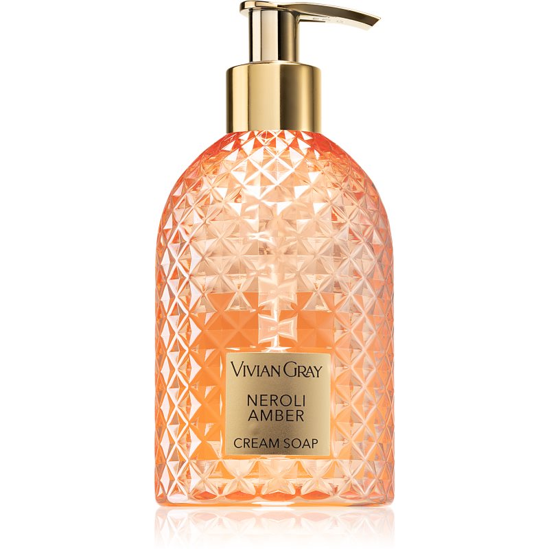 Vivian Gray Gemstone Neroli & Amber krémové mýdlo na ruce 300 ml - parfo.cz