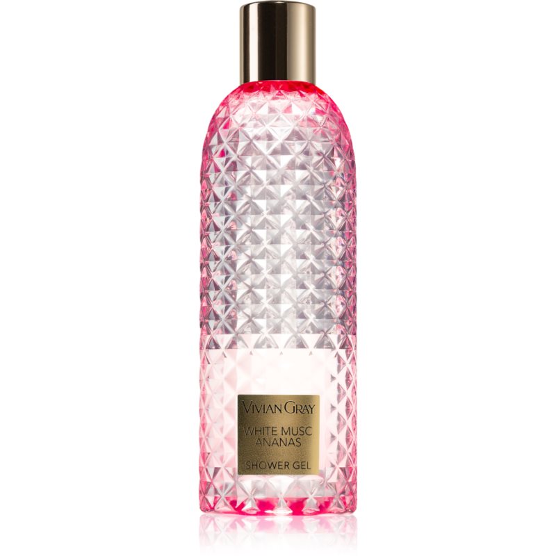 Vivian Gray Gemstone White Musc & Ananas svěží sprchový gel 300 ml - parfo.cz