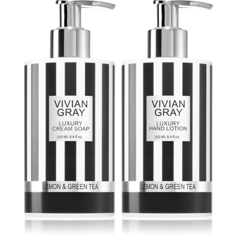 Vivian Gray Lemon & Green Tea dárková sada na ruce 2x250 ml - parfo.cz