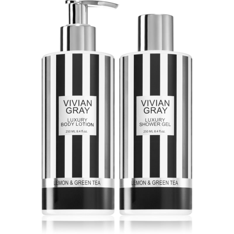 Vivian Gray Lemon & Green Tea dárková sada na tělo 2x250 ml - parfo.cz