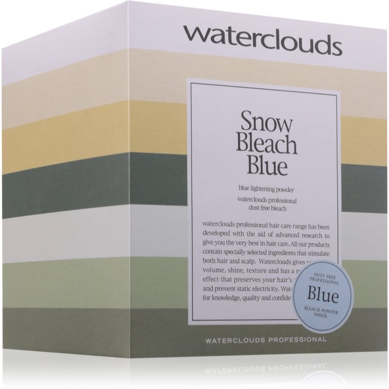 Waterclouds Snow Bleach Blue zesvětlující pudr na vlasy 500 g - parfo.cz