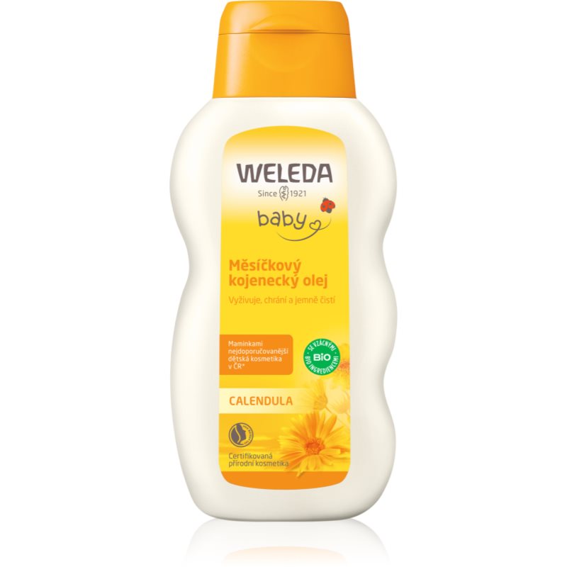Weleda Baby and Child měsíčkový kojenecký olej bez parfemace 200 ml - parfo.cz