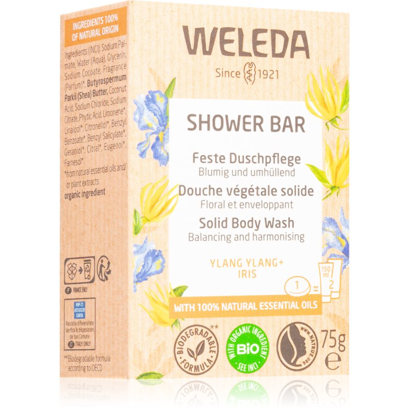 Weleda Shower Bar rostlinné mýdlo s vůní květin 75 g - parfo.cz