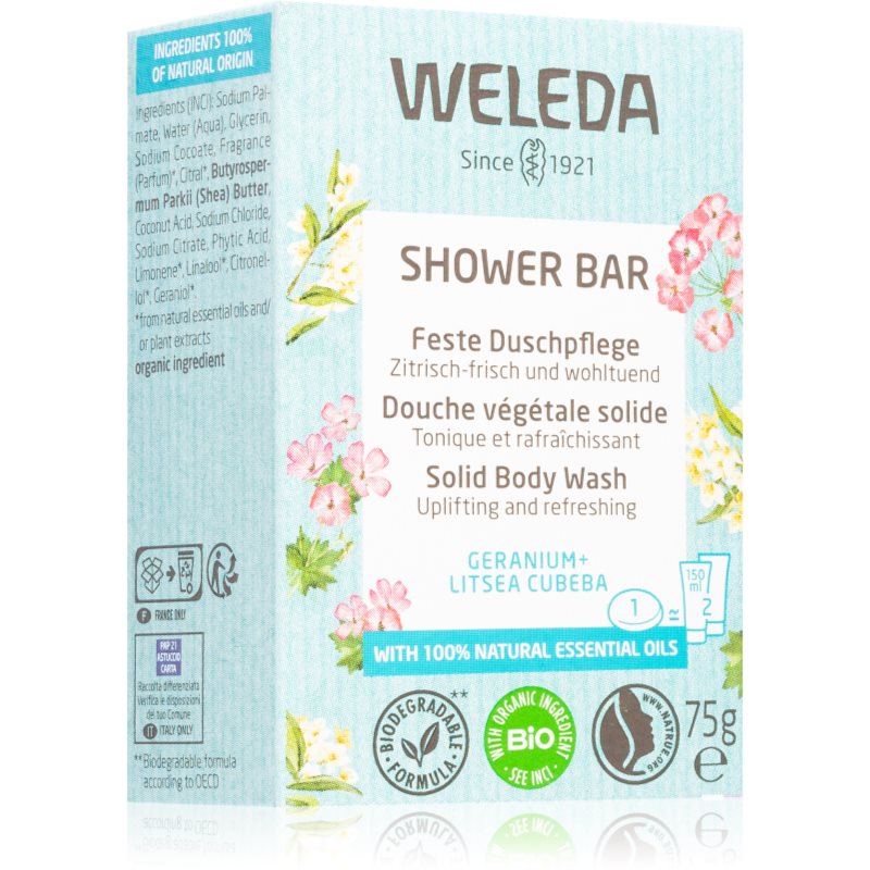 Weleda Shower Bar tuhé mýdlo 75 g - parfo.cz