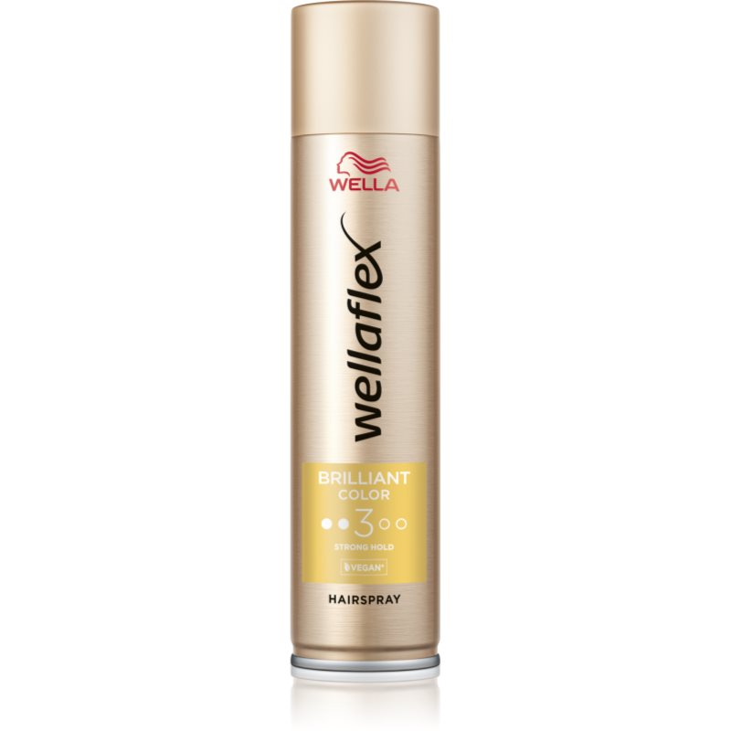 Wella Wellaflex Brilliant Color lak na vlasy se střední fixací pro barvené vlasy 250 ml - parfo.cz