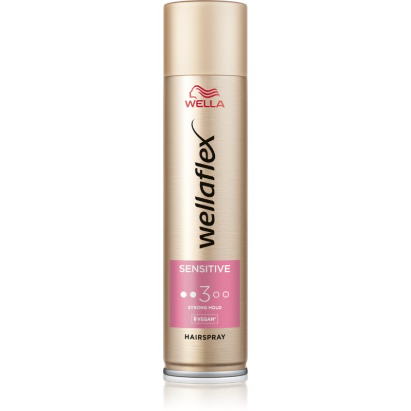 Wella Wellaflex Sensitive lak na vlasy se střední fixací bez parfemace 250 ml - parfo.cz