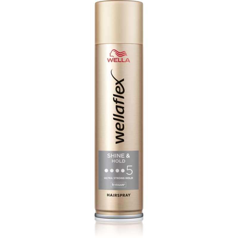 Wella Wellaflex Shiny Hold lak na vlasy s extra silnou fixací pro lesk 250 ml - parfo.cz