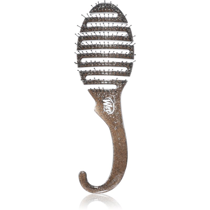 Wet Brush Shower Glitter Dtangler Pink kartáč na vlasy do sprchy Black 1 ks - parfo.cz