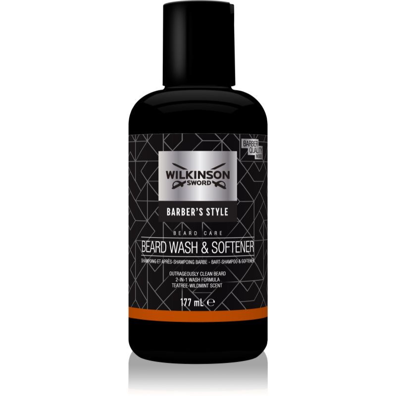 Wilkinson Sword Barbers Style Beard Wash & Softener šampon na vousy 177 ml - parfo.cz