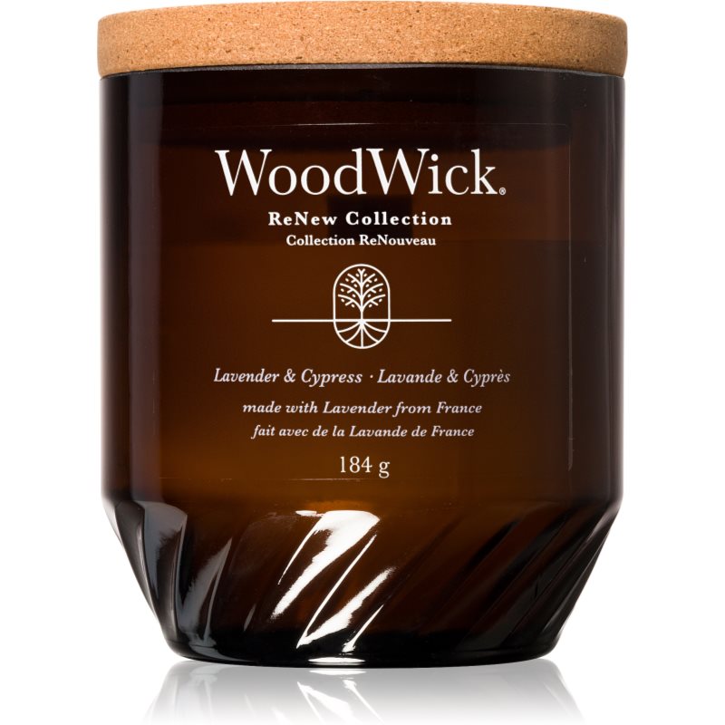 Woodwick Lavender & Cypress vonná svíčka 184 g - parfo.cz