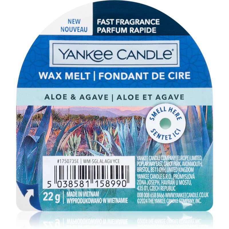 Yankee Candle Aloe & Agave vosk do aromalampy 22 g - parfo.cz