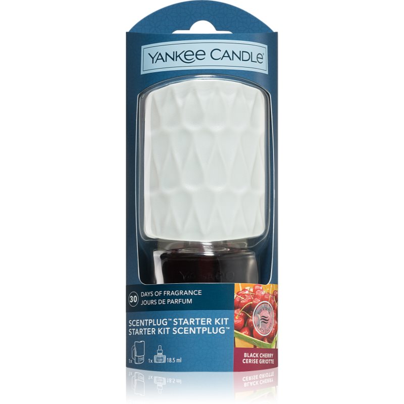 Yankee Candle Black Cherry elektrický difuzér + náhradní náplň 1 ks - parfo.cz