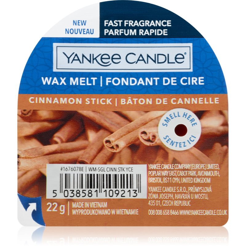 Yankee Candle Cinnamon Stick vosk do aromalampy 22 g - parfo.cz