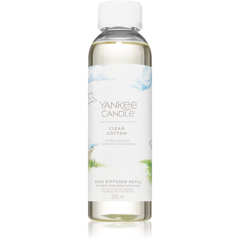 Yankee Candle Clean Cotton náplň do aroma difuzérů 200 ml - parfo.cz