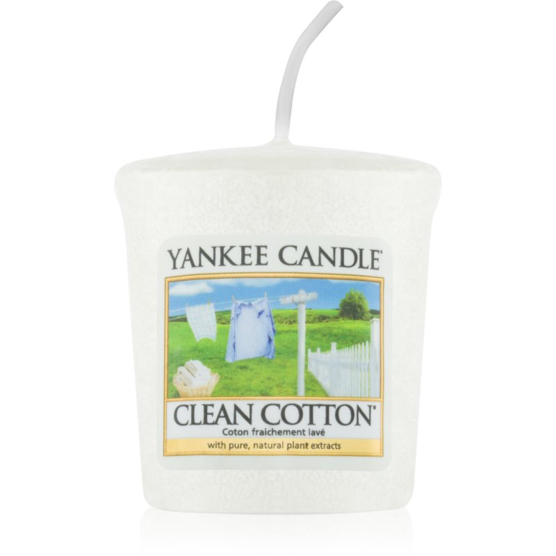 Yankee Candle Clean Cotton votivní svíčka 49 g - parfo.cz
